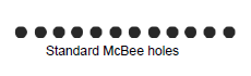 McBee holes